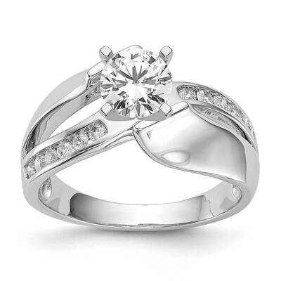 Si1/Si2, G H I, Semi-Mount Engagement Ring 14k White Gold Lab Grown Diamond RM2501E-020-7WLG, MPN: …