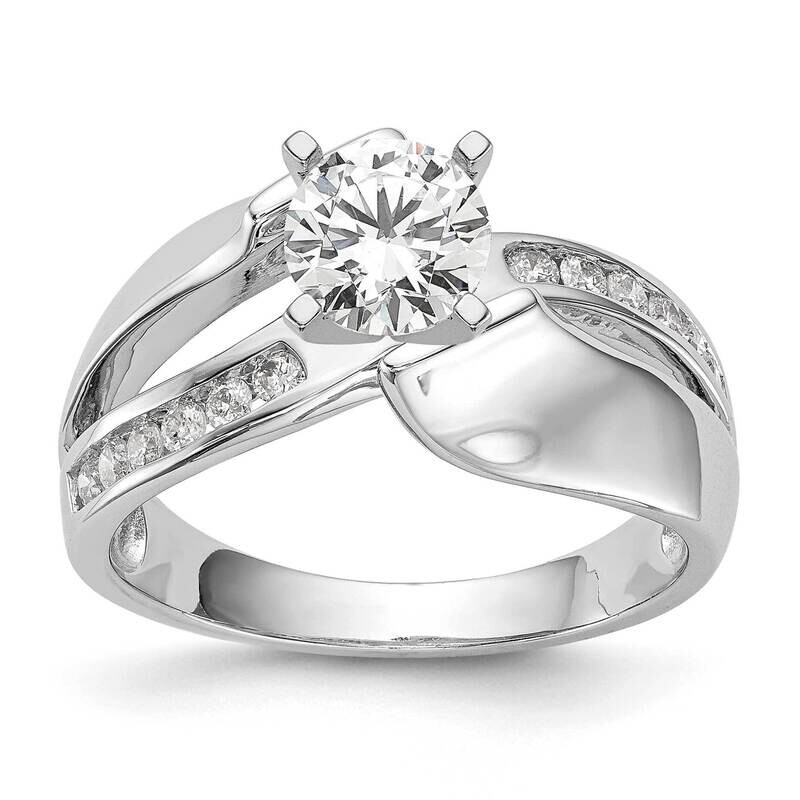 Si1/Si2, G H I, Semi-Mount Engagement Ring 14k White Gold Lab Grown Diamond RM2501E-020-7WLG, MPN: …