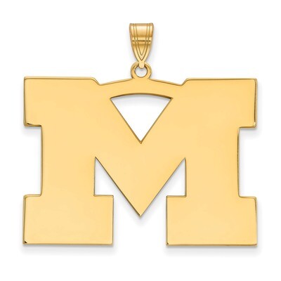 Michigan University of x-Large Pendant 10k Yellow Gold 1Y005UM, MPN: 1Y005UM, 886774803029