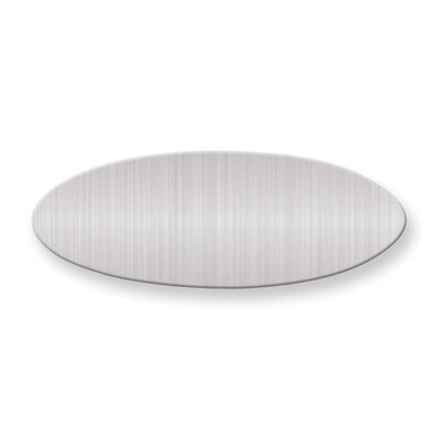 3/4 x 2 Satin Aluminum Plates-Sets of 6  GL9792-SA, MPN: GL9792-SA,