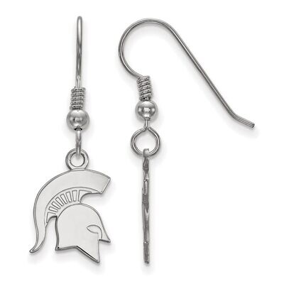 Michigan State University Small Dangle Earring Wire Sterling Silver SS049MIS, MPN: SS049MIS, 886774…