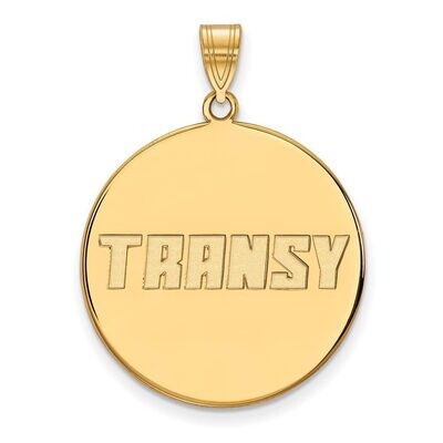 Transylvania University x-Large Disc Pendant Gold-plated Silver GP002TRU, MPN: GP002TRU, 8867748937…