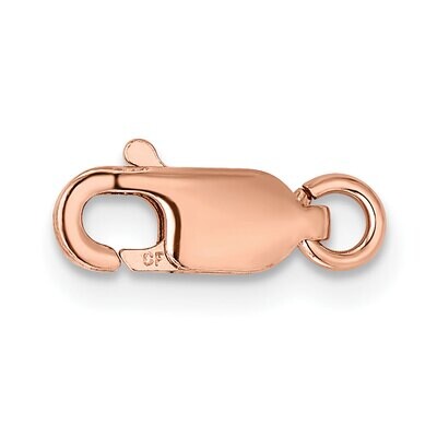 Standard Weight 10.0x4.0mm Lobster with Jump Ring Clasp Rose Gold Filled RGF4970, MPN: RGF4970,