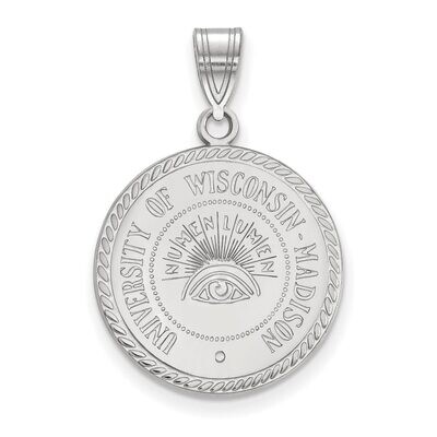 University of Wisconsin Large Crest Pendant Sterling Silver SS080UWI, MPN: SS080UWI, 886774725857