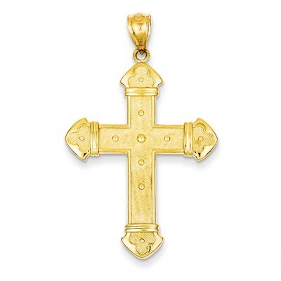 Budded Cross Pendant 14k Gold C3614, MPN: C3614, 883957430492