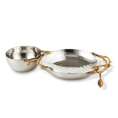 Golden Vine Hammered Chip &amp; Dip GM18220, MPN: GM18220, 15227700411