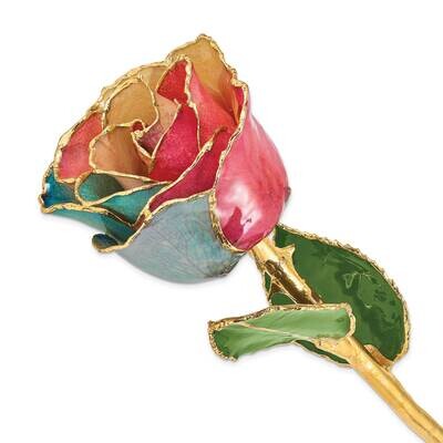 Tri-Color Rose Lacquer Dipped Gold Trim GM22717, MPN: GM22717, 812465023377