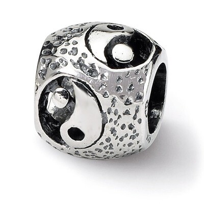 Yin Yang Bead - Sterling Silver QRS316, MPN: QRS316, 883957722122