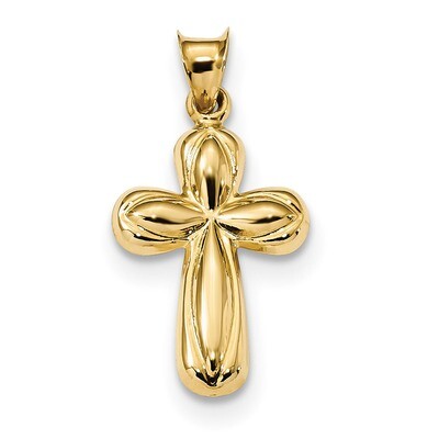 Stamping Cross Pendant 14k Gold Polished K6230, MPN: K6230, 886774011769
