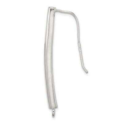 .038 inch Fancy Casted Earring Component Sterling Silver SS3161, MPN: SS3161,