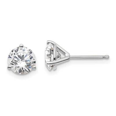 1 1/2Ctw Vs/Si, D E F, Lab Grown Diamond 3 Prong Earring 14k White Gold EM1007-150-WLD, MPN: EM1007…