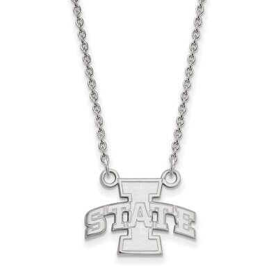 Iowa State University Small Pendant with Necklace Sterling Silver SS006IAS-18, MPN: SS006IAS-18, 88…