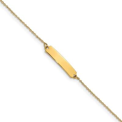 Yellow Ip-Plated 7 Inch Small Id Bracelet Stainless Steel Polished SRB2897-7, MPN: SRB2897-7, 19110…
