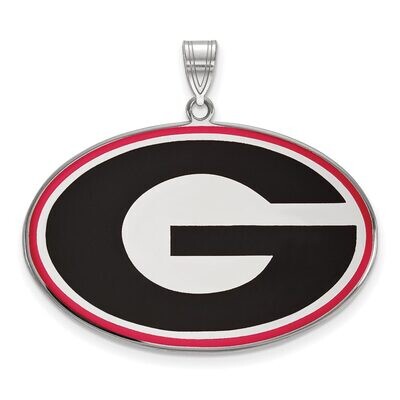 University of Georgia Extra Large Enamel Pendant Sterling Silver SS082UGA, MPN: SS082UGA, 886774707…