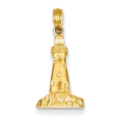 Cape May Lighthouse Charm 14k Gold D1345, MPN: D1345, 637218050277