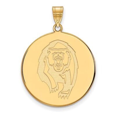 University of California Berkeley x-Large Disc Pendant Gold-plated Silver GP044UCB, MPN: GP044UCB, …