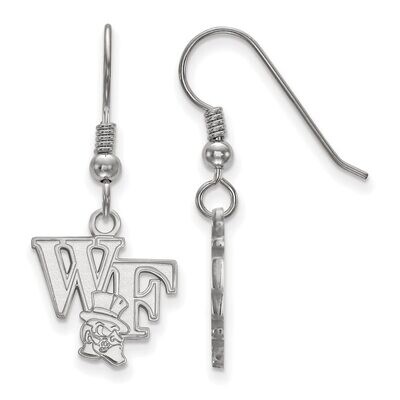Wake Forest University Small Dangle Earring Wire Sterling Silver SS046WFU, MPN: SS046WFU, 886774720…