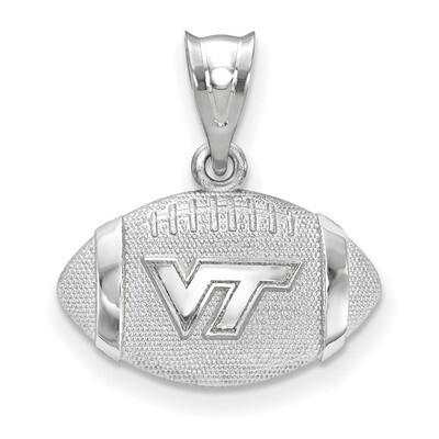 Virginia Tech Football Pendant Sterling Silver SS506VTE, MPN: SS506VTE, 810680029457