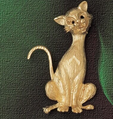 Dazzlers Jewelry Cat Pendant Necklace Charm Bracelet in Yellow, White or Rose Gold 1905, MPN: DZ-19…