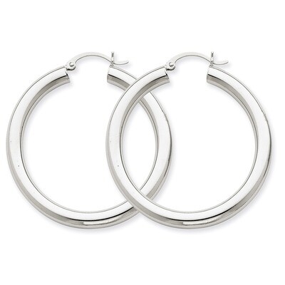 4mm Earrings 10k White Gold 10T858, MPN: 10T858, 883957895833