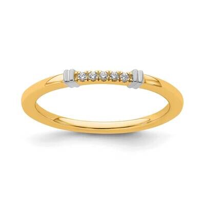 Diamond Rings 14k Two-tone Gold SK2092, MPN: SK2092, 191101298608