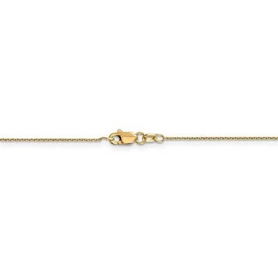 26 Inch .80mm Diamond-cut Cable Chain 14k Yellow Gold PEN202-26, MPN: PEN202-26, 886774583068