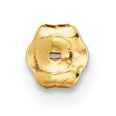 Ultra Light Friction Earring Nut 14k Yellow Gold YG2698, MPN: YG2698,