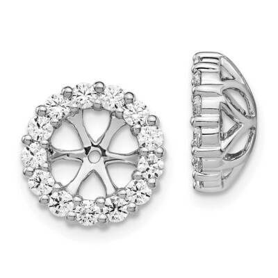 SI1/SI2 G H I Earrings Jackets 14k White Gold Lab Grown Diamond EJM5308-100-WLG, MPN: EJM5308-100-W…