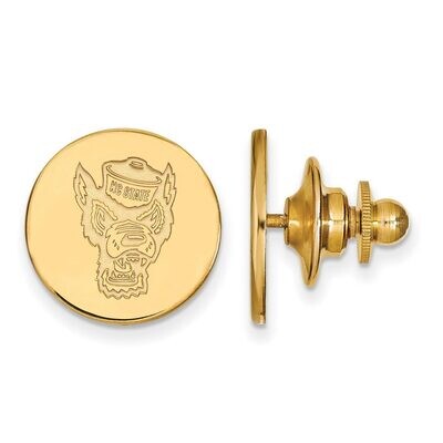 North Carolina State University Lapel Pin 14k Yellow Gold 4Y052NCS, MPN: 4Y052NCS, 886774884363