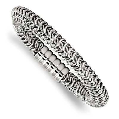 8.25 inch. Bracelet Stainless Steel Polished SRB1817-8.25 by Chisel, MPN: SRB1817-8.25, 191101603495