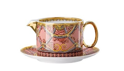 Versace La Scala del Palazzo Rosa Sauce Boat 10 x 6 Inch, MPN: 19335-403665-11622, 790955080959