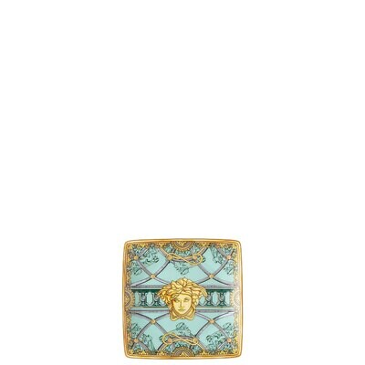 Versace La Scala del Palazzo Verde Canape Dish 4 3/4 Inch Square, MPN: 11940-403664-15253, 79095508…