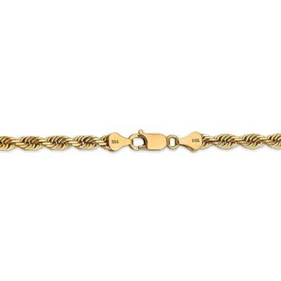 26 Inch 5.0mm Diamond-cut Quadruple Rope Chain 14k Yellow Gold QTR040-26, MPN: QTR040-26, 883957937…