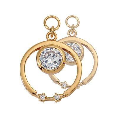 Nikki Lissoni Star Flow Earring Coins Gold-plated 15mm EAC2072GS, MPN: EAC2072GS, 8719075307632