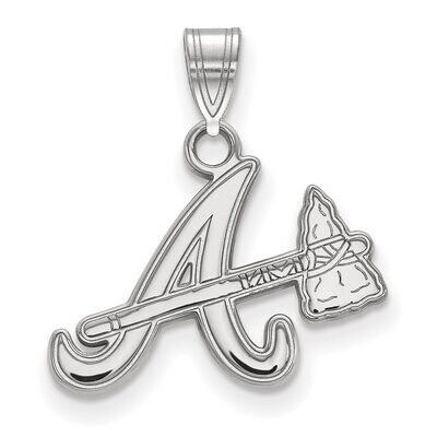 Atlanta Braves Small Pendant 10k White Gold 1W021BRA, MPN: 1W021BRA, 886774782676