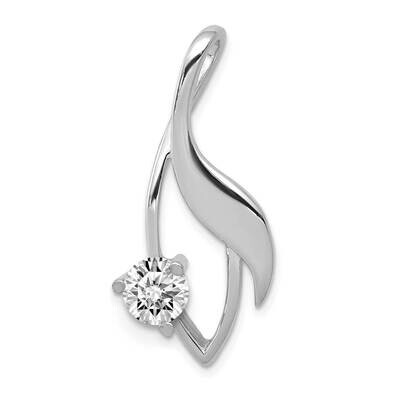 Fancy 5mm Diamond Slide Mtg 14k White Gold XSW403, MPN: XSW403,