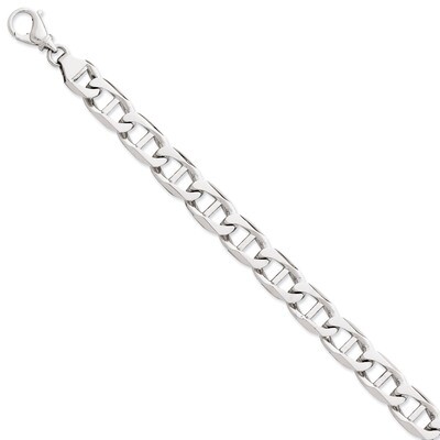 11.0mm Anchor Link Chain 9 Inch 14k White Gold WLK102-9, MPN: WLK102-9, 191101654923