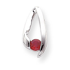 Ruby Pendant 14k White Gold XP949R, MPN: XP949R, 883957211817