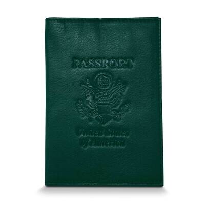Green Genuine Cowhide Leather Rfid Blocking Passport Wallet GM22564, MPN: GM22564, 788089148676