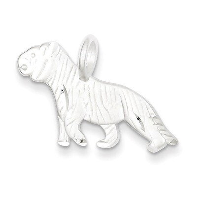 Sterling Silver Tiger Charm QC1772