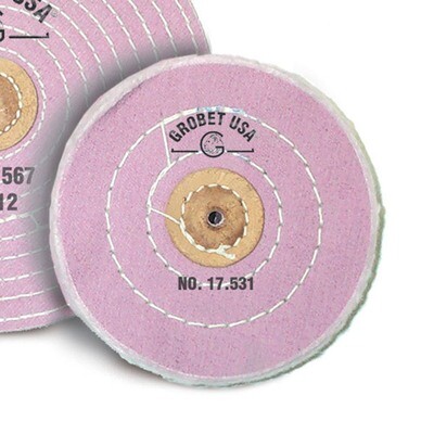 Leather Center 6 X 50 Ply Muslin Berry Buff JT1239, MPN: JT1239,