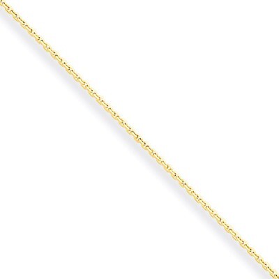 0.6mm Diamond-cut Cable Chain 14 Inch 10k Gold 10PE41-14, MPN: 10PE41-14, 886774539416