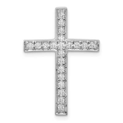 3/8Ct. Diamond Cross Chain Slide 14k White Gold PM5141-040-WA, MPN: PM5141-040-WA, 883957710273