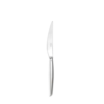 Sambonet h-art steak knife solid handle 9 3/8 inch - silverplated on 18/10 stainless steel, MPN: 52…