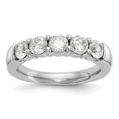 5-Stone Diamond Band 14k White Gold RM3175B-110-WAA, MPN: RM3175B-110-WAA, 883957865607
