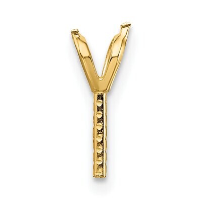 Rabbit Ear Style Pearl Pendant Mounting 14k Yellow Gold YG1466, MPN: YG1466,