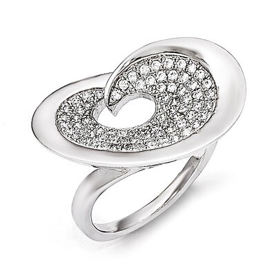 Ring Sterling Silver &amp; Cubic Zirconia QMP216, MPN: QMP216, 886774165509