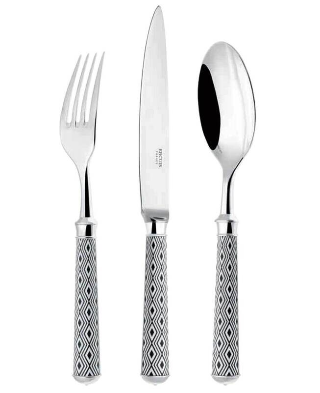 Ercuis Arlequin Craft Dessert Fork 7.5 Inch Silver Plated Part Golded F602542-05, MPN: F602542-05, …