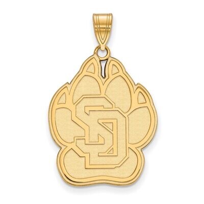 University of South Dakota x-Large Pendant Gold-plated Silver GP007USD, MPN: GP007USD, 886774906331