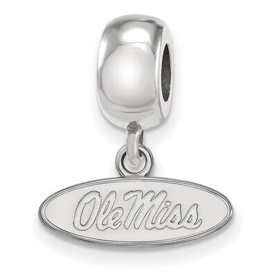 University of Missisippi Bead Charm Extra Small Dangle Sterling Silver SS035UMS, MPN: SS035UMS, 886…